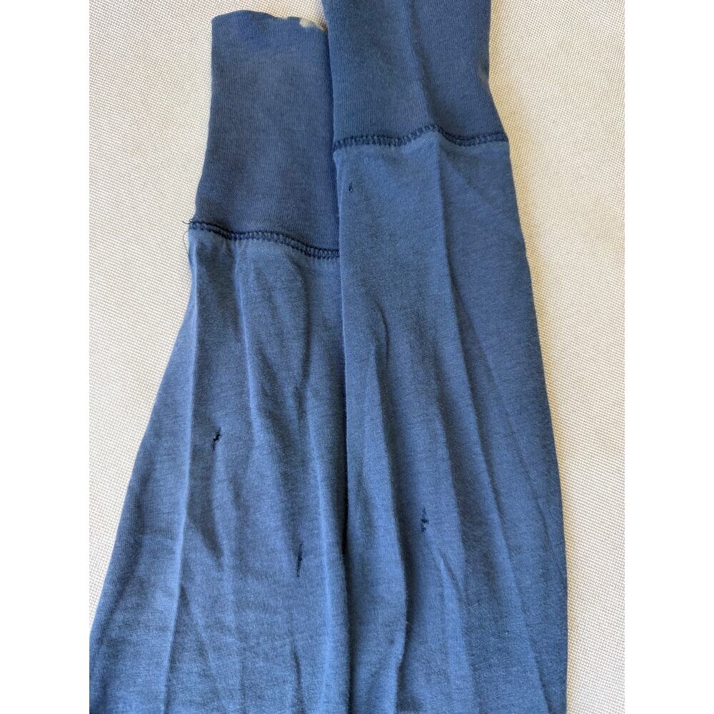 Vintage Y2K Hollister Long Sleeve Scoop Neck Shirt Fitted Tee Blue Women Large - Picture 8 of 12